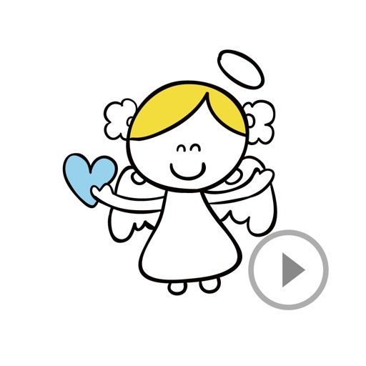 Animated Little Angel Stickers icon