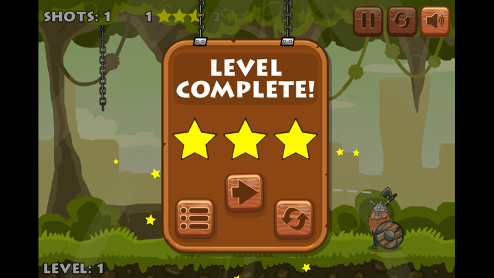 原始人石斧打靶－好玩的动作小游戏 screenshot 4