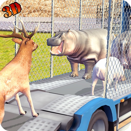Real Offroad Transport Trailer Zoo Animals Parking icon