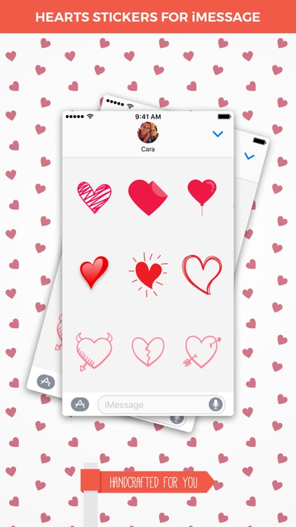 Hearts Stickers for iMessage