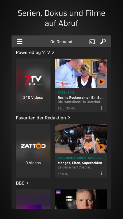 Zattoo - TV Streaming