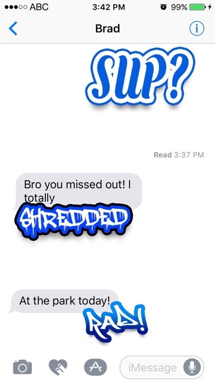 Skater Words - Text Stickers For Sk8rs screenshot-4