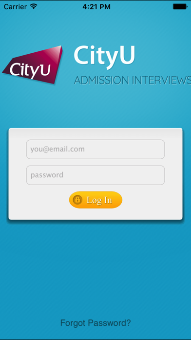 How to cancel & delete CityU Admission Interviews from iphone & ipad 1