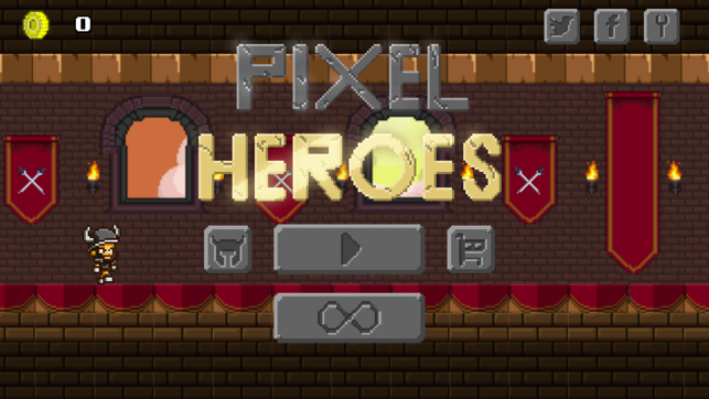 Pixel Heroes - Endless Arcade Runner