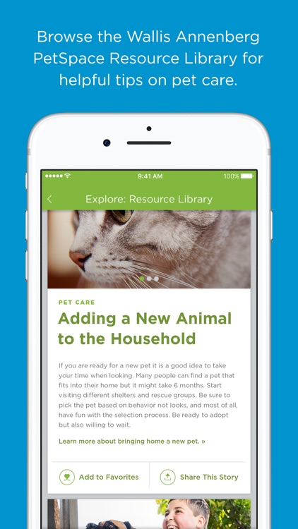 Wallis Annenberg PetSpace App