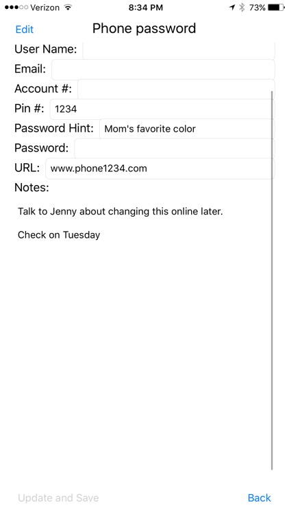 Simple Password Protector