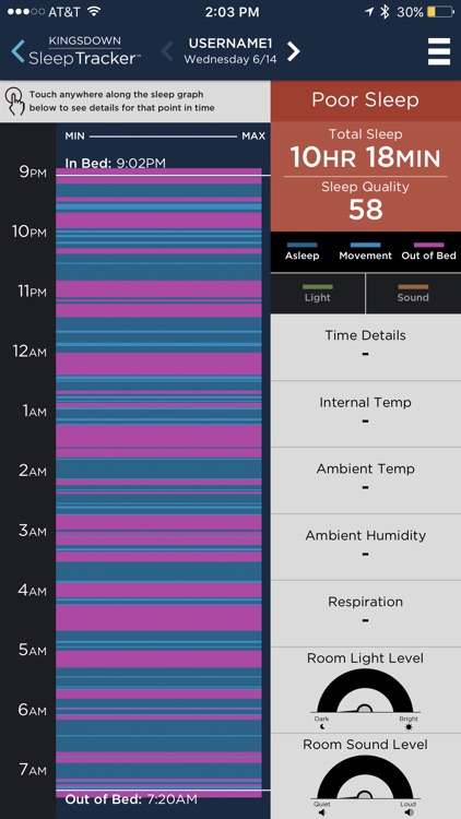 Kingsdown Sleep Tracker