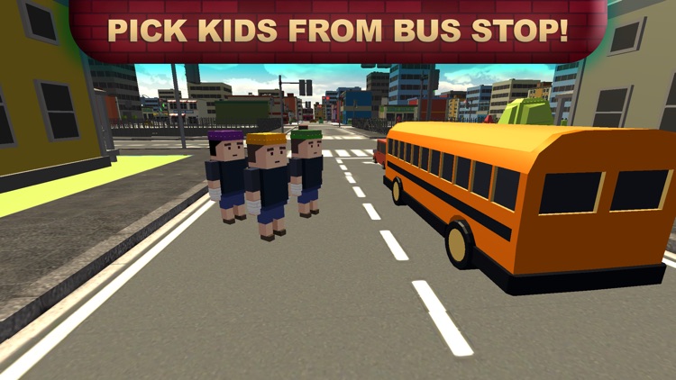 Pick & drop Kids School Bus Offroad Simulator Game