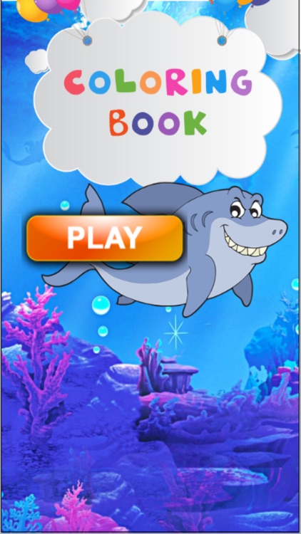 Ocean Coloring E-Book-Paint Aquatic Animals Pages