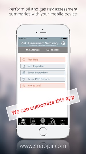 Oil and Gas Risk Assessment Summary App