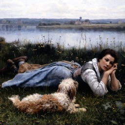 Daniel Ridgway Knight Artworks Stickers
