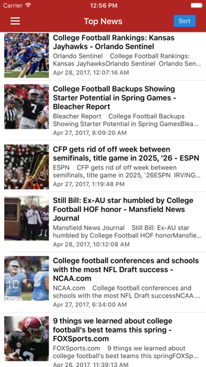 College Football News - Scores, Schedule & Ranking(圖1)-速報App