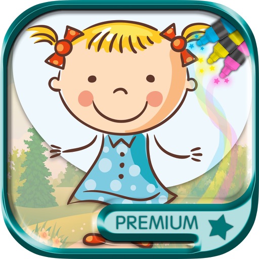 Coloring pages for kids & painting book – Pro icon
