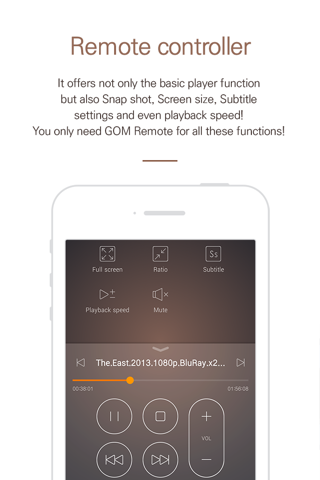 GOM Remote for GOM Player screenshot 4