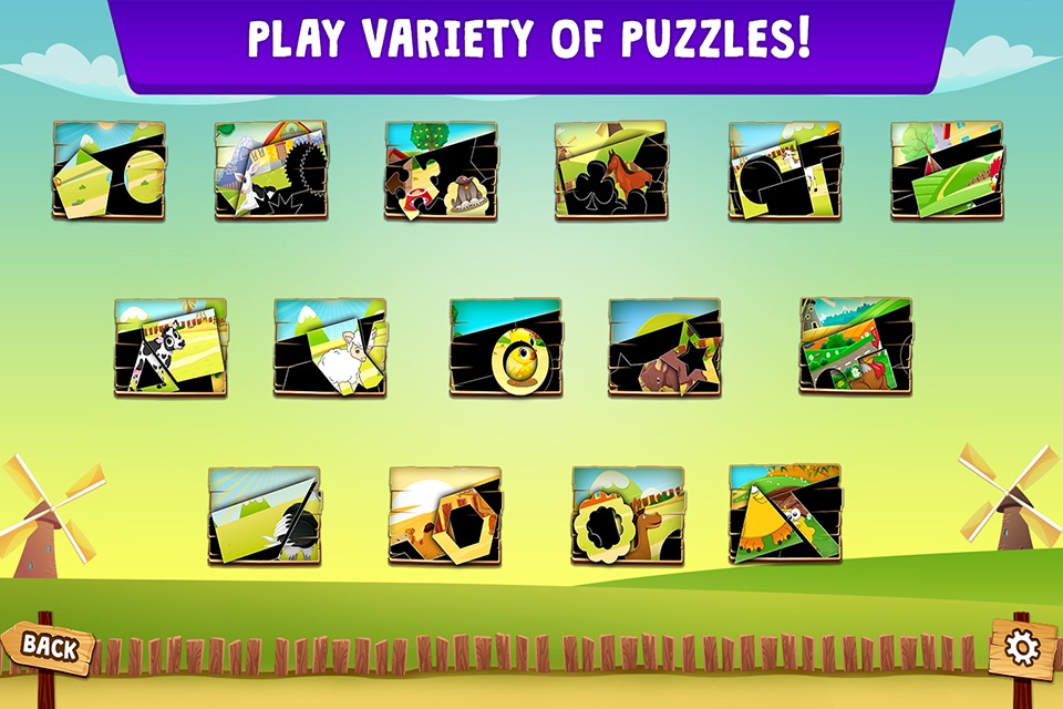 Farm Animals Parts Puzzle for kids screenshot 4
