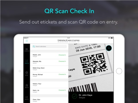 Event check-in Guest list app screenshot 3