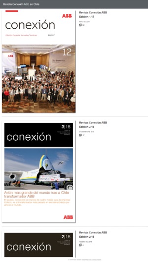 Revista Conexión ABB en Chile