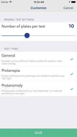 Game screenshot Color Vision Test - Detects 3 deficiency groups hack