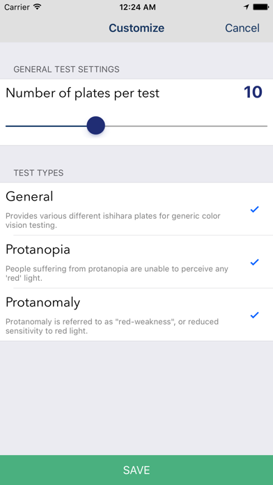 Color Vision Test - Professional application  for eye testing Screenshot 3