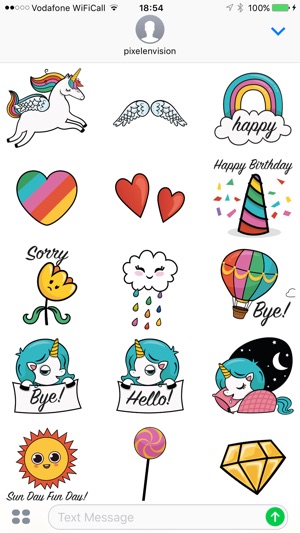 Animated Unicorn Stickers(圖1)-速報App