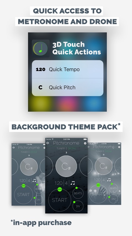 Pitchronome - Tuner, Metronome, Drone screenshot-3
