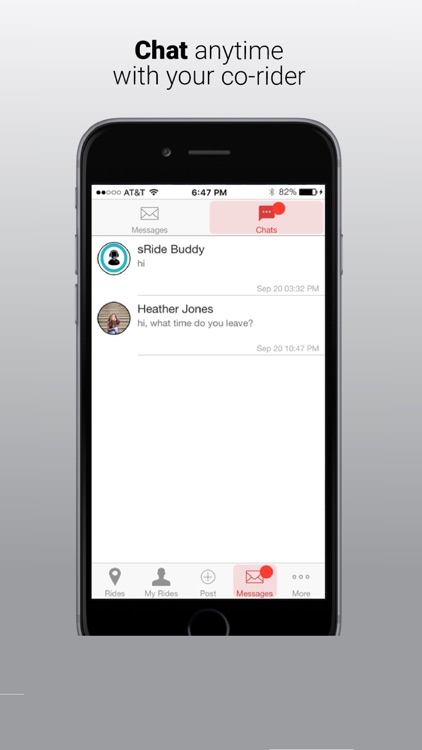 sRide - Carpooling App