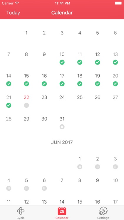 Circle - Contraceptive Ring Tracker & Diary