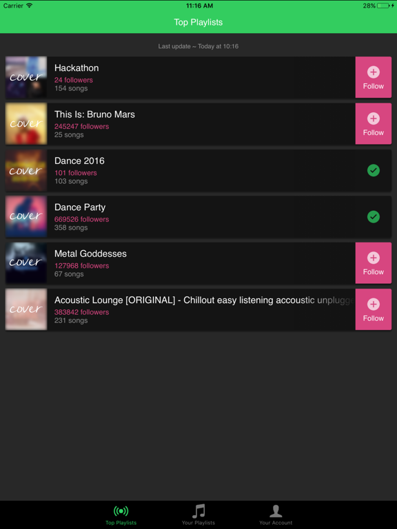 Megaplaylists for Spotifyのおすすめ画像1