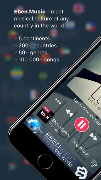 Eben Music – Listen to music from 200+ Countries