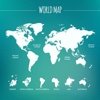 世界政区地图(完整版) - 全球政区地图全集
