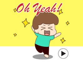 Swaying Pan - Cute ANIMATED Stickers Time