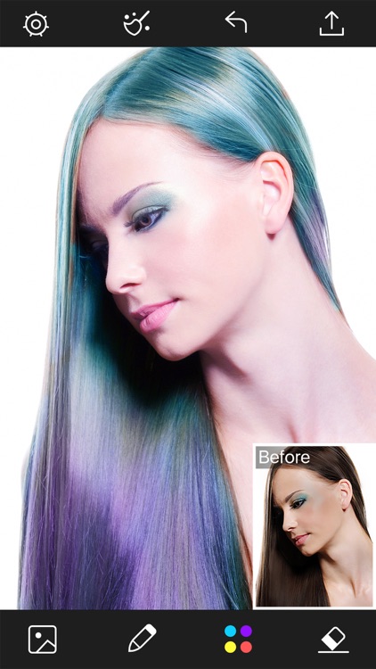 Hair Color Changer - Styles Salon & Recolor Booth screenshot-3