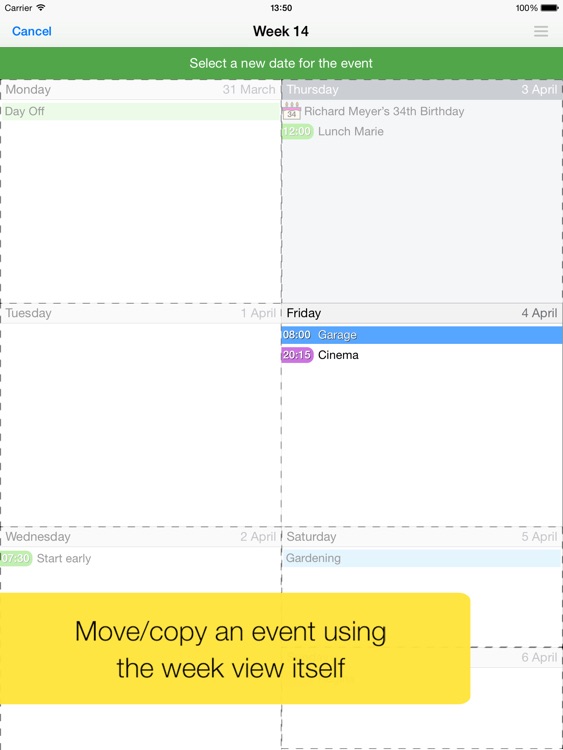 Easy Calendar for iPad screenshot-3