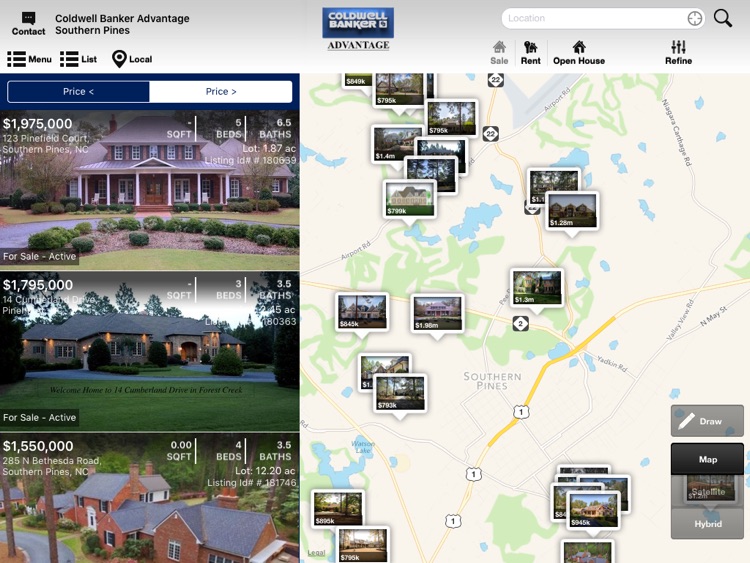 Moore County Homes for Sale for iPad