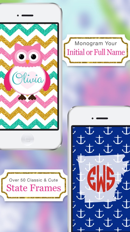 Monogram Lite - Wallpaper & Backgrounds Maker It