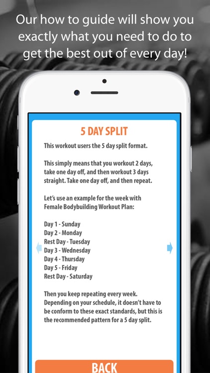Female Bodybuilding Workout Plan screenshot-4