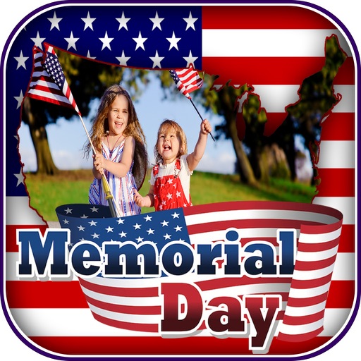 Memorial Day Photo Frame.s - eCards Poster Maker icon