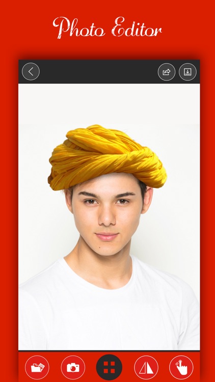 Rajasthani Marwari Turban Photo Editor