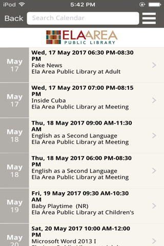 Ela Area Public Library screenshot 4