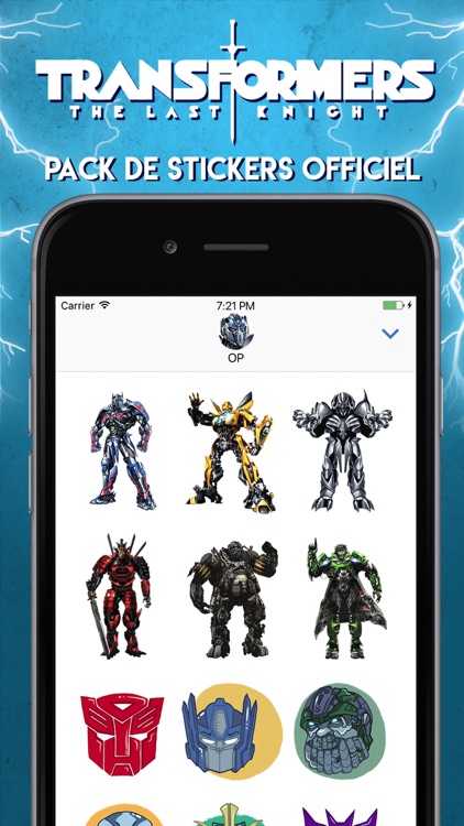 Transformers: The Last Knight Stickers