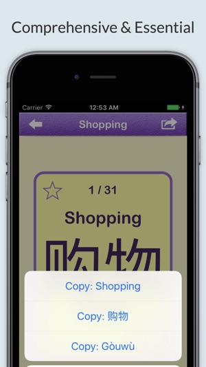 Learn Chinese Vocabulary | Chinese Flashcards(圖3)-速報App