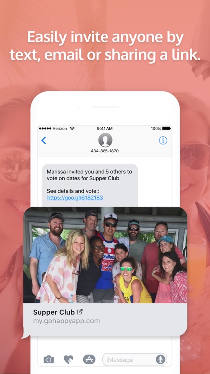 goHappy: Group plans & sharing