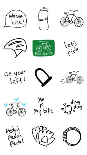 Bike sticker - biker emoji stickers for iMessage(圖2)-速報App