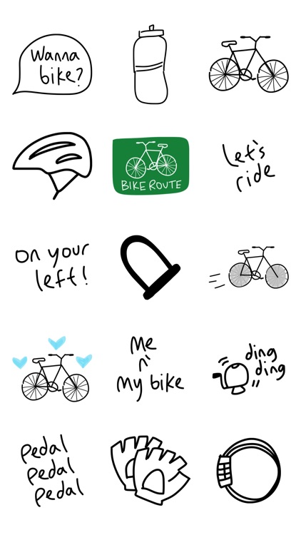 Bike sticker - biker emoji stickers for iMessage