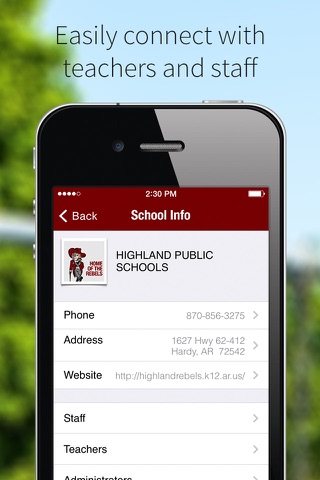Highland Public Schools screenshot 2