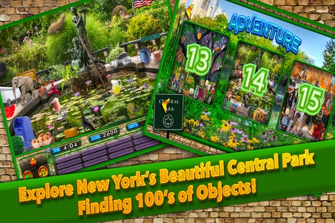 Hidden Objects Central Park New York City Gardens screenshot 3