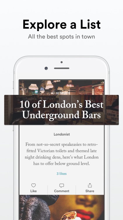 Spot — find, save, and share the best places to go