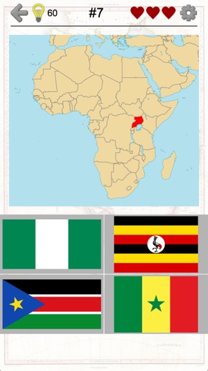 African Countries - Flags and Map of Afr