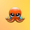 OctopusCute - Octopus Emoji And Stickers