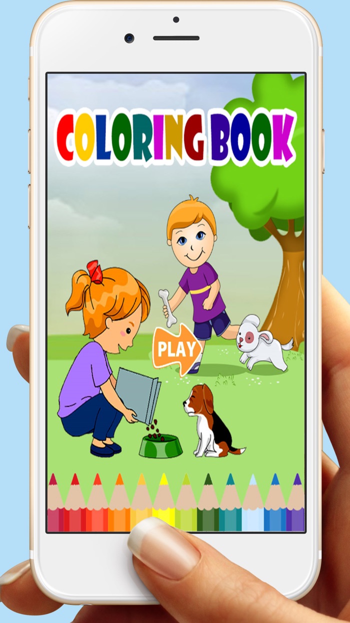 Pets Coloring Book Games For Kids